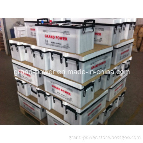 12V 180ah Dry Charged Car Battery